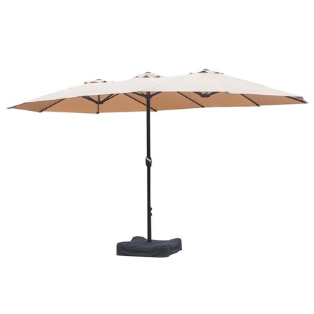 Living Accents 181.1 in. Tiltable Triple Octagon Patio Umbrella; Canopy 8014534